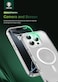 Green Lion Ultra Clear Compatible with MagSafe Case for iPhone 16 Pro Max, Camera Protection, Anti-Scratch, Grease Resistant, Strong Magnets, Drop Protection, Anti-Yellow
