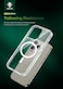 Green Lion Ultra Clear Compatible with MagSafe Case for iPhone 16 Pro Max, Camera Protection, Anti-Scratch, Grease Resistant, Strong Magnets, Drop Protection, Anti-Yellow

