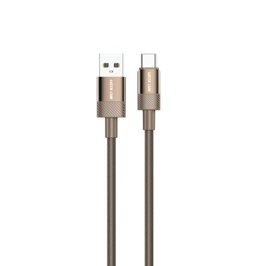 كابل جرين ليون ديزرت سبارك USB-A إلى USB-C، نقل بيانات ممتاز، قدرة شحن 15 واط، سرعة نقل 480 ميغابت في الثانية، طول 1 متر، سبائك الألومنيوم + القماش المتشابك، تيتانيوم الصحراء
