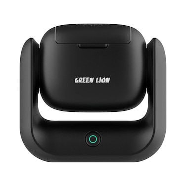 Green Lion Rotatable Incense Burner, 700&deg;C Heating Temperature, 1500mAh Battery, 90&deg; Rotation, 12W Power, Type-C Charging, 2-Minute Burning Cycle, LED Indicator, Black
