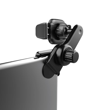 Green Lion GX27 Screen Flex Phone Holder, 360&deg; Rotation, Adjustable Arm, Clip-on Design, Silicone Padding, Compatible with 4.7-6.9" Devices, Black
