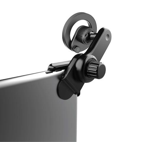 حامل شاشة Green Lion GX23 Flex MagSafe، قوة امتصاص 1.8 كجم، مغناطيسات N52، دوران 360°، ذراع قابلة للتعديل، متوافق مع MagSafe، أسود
