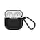 Green Lion Berlin Series Silicone Case for Airpods 4, Metal Carabiner, 360&deg; Full Protection, Shock Absorbent, Skin Friendly Silicone, Washable Material - Black