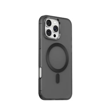 جرين لايون كفر مات متوافق مع iPhone 16 Pro، متوافق مع ماجسيف X، أزرار معدنية، حماية للكاميرا، قبضة مريحة، ملمس مطفي شبيه بالجلد، حماية بمعايير عسكرية (أسود)
