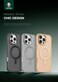 Green Lion Compatible With iPhone 16 Pro Matte Compatible With MagSafe X Case, Metal Buttons, Camera Protection, Comfortable Grip, Skin-Like Matte Case, Military-Grade (Gray)