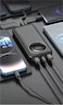 باور بانك جرين ليون باور بالس 10000mAh مع كابل مدمج، شحن سريع PD 22.5W، شاشة رقمية، حزام سيليكون، شريحة تبريد، حماية متعددة – أسود
