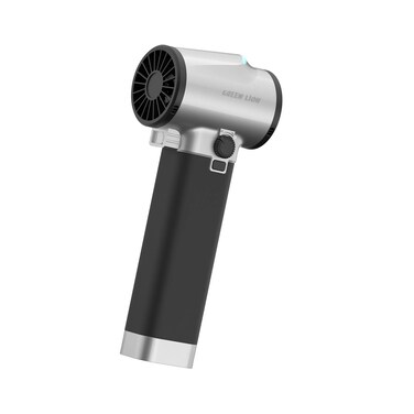 Green Lion Orion Portable Projector, 64mm Culvert Motor, 11-Blade System, 50,000 RPM, 55 m/s Wind Speed, 750W Power, 8x 10C Kinetic Batteries, LED Spotlight - Silver
