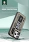Green Lion Grip Pro MagSafe Case, Foldable Leather Grip, 3800Gs Magnetic Force, Drop Protection, Shock Absorption, Anti-Scratch, Premium Design &ndash; Titanium (iPhone 16 Pro Max)
