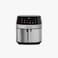 Green Lion Deluxe Air Fryer, 8L Capacity, 2200W Power, 10 Preset Programs, LED Touch Screen, 40-200&deg;C Temperature Range, 0-60 Minute Timer, Non-Stick Coating, Black
