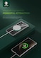 Green Lion Crystal Clear Case Compatible with MagSafe, Featuring Hybrid PC Technology, Anti-Slip Grip, Shock-Absorbent Design, Durable Magnets, and Scratch-Resistant Edges (Clear, S25)