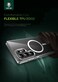 Green Lion Crystal Clear Case Compatible with MagSafe, Featuring Hybrid PC Technology, Anti-Slip Grip, Shock-Absorbent Design, Durable Magnets, and Scratch-Resistant Edges (Clear, S25)