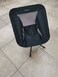 Green Lion CampMate Camping Chair, 100kg Load Capacity, 360&deg; Rotation, Mesh Backrest, 600D Oxford Fabric, Iron Pipe Frame, Foldable Design, Storage Pocket, 56&times;36&times;74 cm Seat, Black
