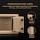 Deli Home Office Hotel Mini Electronic Security Lock Box Wall Cabinet Safety Box - Gold