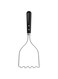 Stainless Steel Potato Masher Silver/Black 10cm
