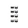 JRL Clipper Guard Color Coded   8&nbsp;Pcs Per Pack