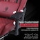 Dowinx Multi-Functional Gaming Chair, Ergonomic High Back Reclining &amp; Height Adjustable PU Leather Computer Chairs with Massage Cushion, Neck &amp; Lumbar Support, Armrests, Footrest (Maroon)