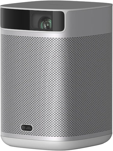 XGIMI Mogo 2 HD Long Throw Portable Projector, 400 Iso Lumens, Up To 200" Screen Size, 2X 8W Dolby Audio Speakers, Androidtv, Powerbank Supported, For Home/Office/Camping/Travel, Silver