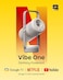 XGIMI Vibe One  Portable Smart Projector (Battery Powered), 1080p Full HD, JBL Speakers, Google TV with Netflix, Auto Focus, 160&deg; Adjustable Stand, Built-In Battery, Customizable Design