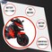 Lovely Baby LB 5188EL 12V Ride-On Bike for Kids, Leather Seat, EVA Wheels, Fun Ride-On for Ages 2-5 Years - Pink