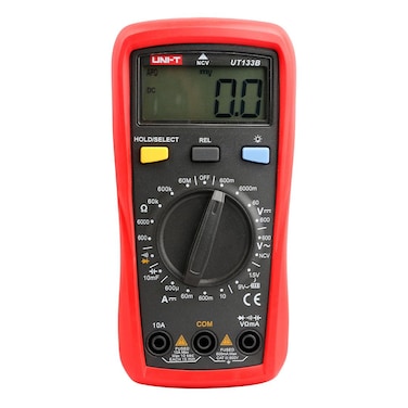 Terminator Digital Multimeter AC/DC Voltage DC Current 10A Capacitance Battery Test 1.5V 9V