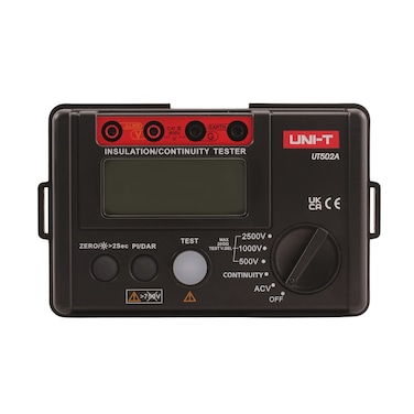 Insulation Resistance Tester, CAT III 600V, Test Voltage 500-2500V