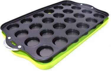 Non-Stick Muffin Tray Black 29X49X6cm