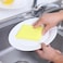 All-Purpose Sponges, 3 Pack Kitchen Scrubbing Sponges, Non Scratch, for Washing and Cleaning Dishes, All-Purpose Scouring Pads Sponge for Kitchen, Bathroom