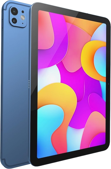 Oteeto Tab 15 Dual SIM, 8GB RAM, 512GB, 5G, Blue (10 Inch Display, iOS Style Operating System, Octa Core Processor, Flip Cover &amp; Keyboard, Android 13, 6000 mAh, 8MP Front, 13 MP Rear)