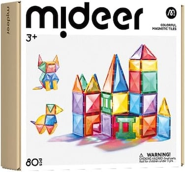 Mideer - Prism Magnetic Tiles - 80pcs