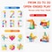 Mideer - Prism Magnetic Tiles &ndash; 90Pcs