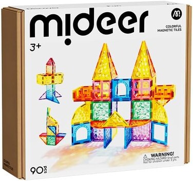 Mideer - Prism Magnetic Tiles &ndash; 90Pcs