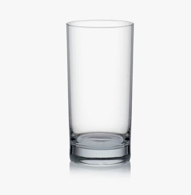 Crystal Clear Hi Ball Glass 6 pieces , 290 ml