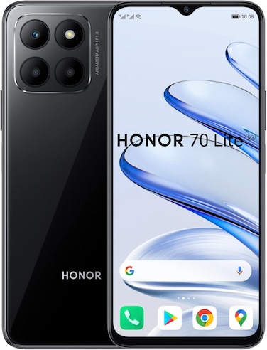 Honor 70 Lite 5G Dual SIM   8GB RAM 128GB ROM Midnight Black - International Version