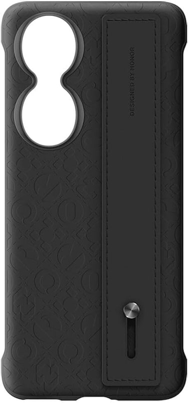 Honor 90 Hand Strap Case Protective Cover Slim Shockproof -Black