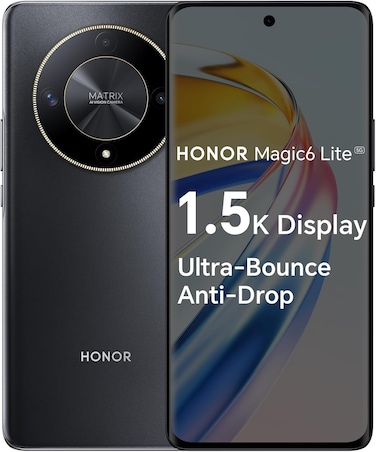 HONOR Magic6 Lite, 5G Dual Sim, 8GB RAM 256GB ROM - Midnight Black