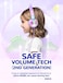 iClever Kids Headphones, LED Light Up Cat Ear, 85dBA Safe Volume, Stereo Sound Toddler Headphones, Foldable 3.5mm Wired Kids Headphone for Tablets School Travel
