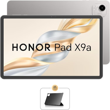 Honor Pad X9a, 8GB RAM, 128GB ROM, Wi-Fi, Grey - 2025 Model (11.5&quot; 120Hz Display, Android 15, Snapdragon 685, 8300mAh Battery, 35W Fast Charging, Stylus Support, Protective Flip Cover)