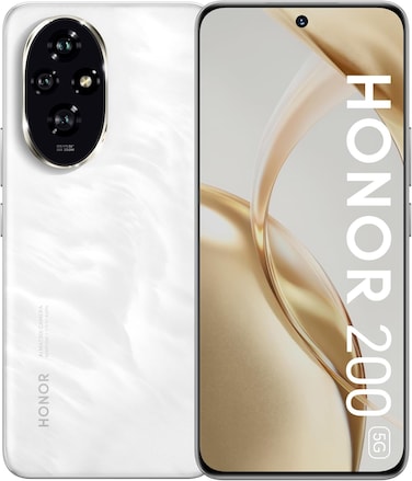 Honor 200 5G Dual SIM 8GB RAM 256GB ROM Moonlight White - International Version