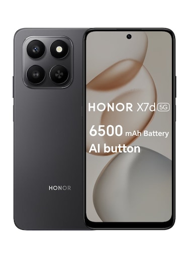 Honor X7d Dual SIM 8GB RAM 256GB 5G Velvet Black - International Version