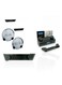 Pan Lid Holders &acirc;&euro;&ldquo; Set of 4, Cupboard Storage Rack, Adhesive Mount, Space-Saving Organizer for Kitchen Cabinets, Black