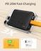VOLTME Hypercore 10K Sling Power Bank 10000mAh with Built-in Type C Cable PD 22.5W Fast Charging Multi-Device Battery Pack for iPhone 15 Pro Max, iPad Pro, S24 Ultra, AirPods, Android Devices