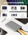 VOLTME Hypercore 10K Sling Power Bank 10000mAh with Built-in Type C Cable PD 22.5W Fast Charging Multi-Device Battery Pack for iPhone 15 Pro Max, iPad Pro, S24 Ultra, AirPods, Android Devices