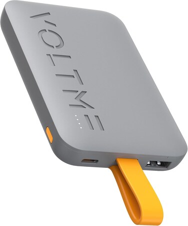 VOLTME Hypercore 10K Sling Power Bank 10000mAh with Built-in Type C Cable PD 22.5W Fast Charging Multi-Device Battery Pack for iPhone 15 Pro Max, iPad Pro, S24 Ultra, AirPods, Android Devices