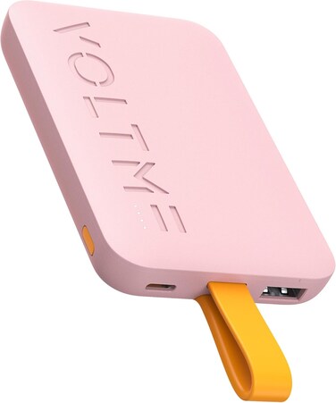 VOLTME Hypercore 10K Sling Power Bank 10000mAh with Built-in Type C Cable PD 22.5W Fast Charging Multi-Device Battery Pack for iPhone 15 Pro Max, iPad Pro, S24 Ultra, AirPods, Android Devices