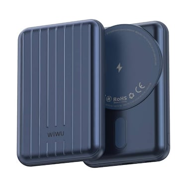 WiWU PP04 20000mAh Trunk Series Wireless Power Bank - Blue