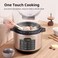 COMFEE&#39; Electric Pressure Cooker 6L, 12-In-1 Multi Cooker With Safety Design, Rice Cooker, Slow Cooker, Saute Pot, Yogurt Maker 1000W, Stainless Steel Pressure Cooker For 6-8 Family