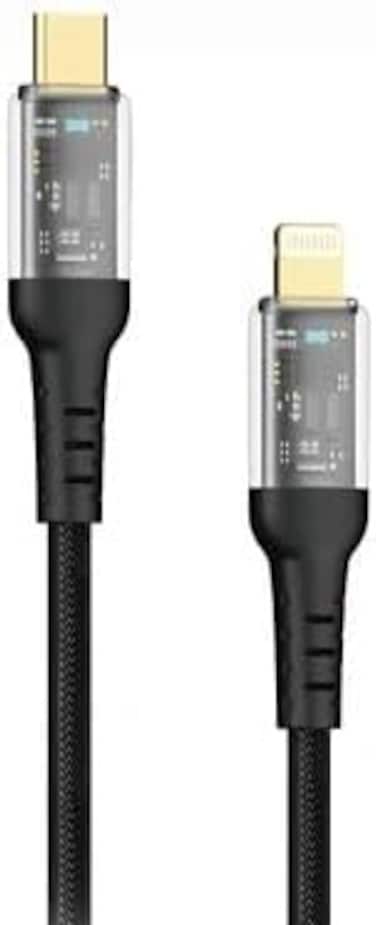 PCC114 USB C to iPhone Charger Cable 100cm USB C to Lightnning Cable Fast Charging Power Delivery PD 20W iPhone Cable for iPhone 14/14 Pro/14 Plus/14 Pro Max, iPad Pro, iPhone 8-13 All Series