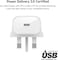 Belkin 30W USB C Wall Charger with USB-C to Lightning Cable, PPS, PowerDelivery, USB-IF Certified PD 3.0 Fast Charging for iPhone 14/14 Plus, Pro, Pro Max, and More