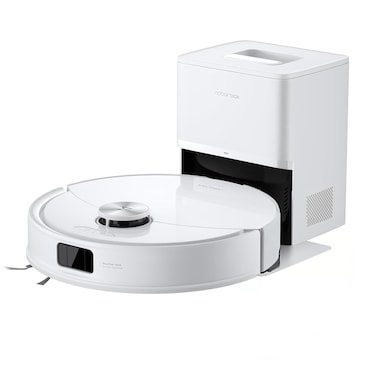 Roborock S8 Pro + (Upgraded from S8) 10,000Pa Suction Robot Vacuum and Mop with Self-Emptying, Obstacle Avoidance, Sonic Mopping, Dual Anti-Tangle Design, White