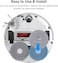 Roborock 4 Pack Microfiber Mop Cloths for Qrevo Curv/Qrevo Edge/Qrevo Edge 5V1/Qrevo Curv 5A1 Robot Vacuum